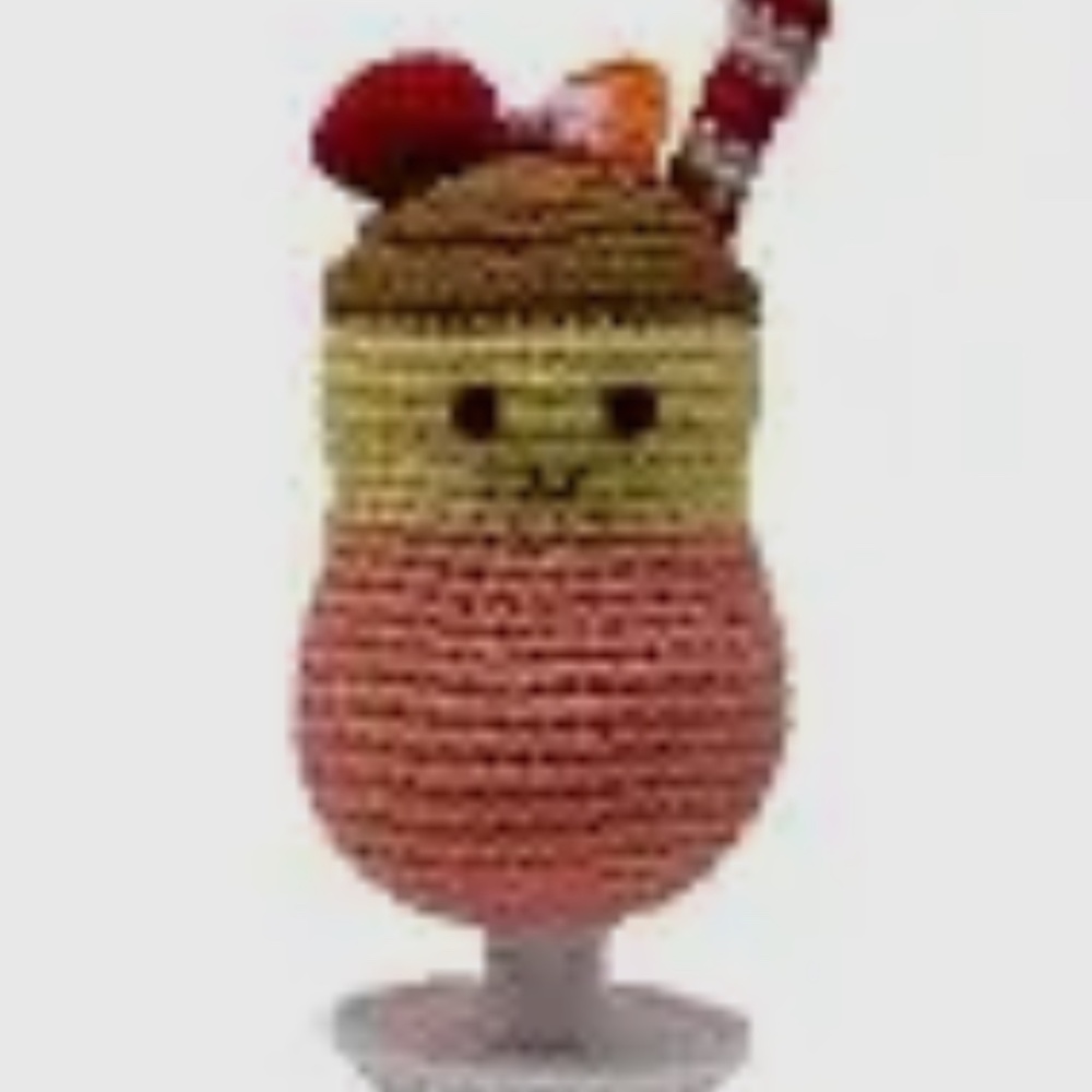 Knit Knacks Daiquiri Organic Cotton Small Dog Toy